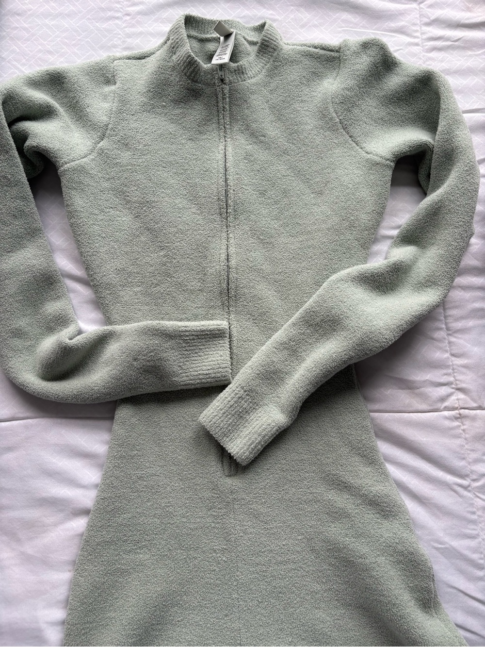 Skims Mint Knit Romper Zip-Front - Picture 3 of 9